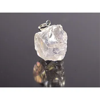 Přívěsek Magieprirody.cz Přívěsek Křišťál 25x20 mm s platinovým leskem #ZB211 přírodní kámen