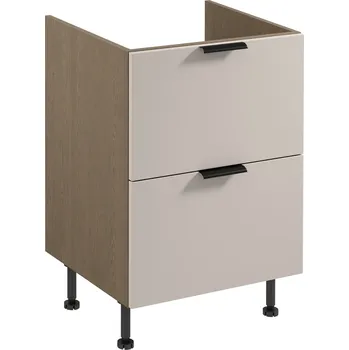 Kuchyňská linka Nábytek PEGAS s.r.o. Dolní skřínka SORENTO D60IN - Baltic Storm/Béžová