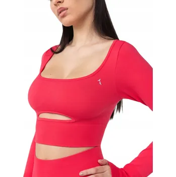 Podprsenka Sportovní bezešvé tričko s dlouhým rukávem Dopamine Buzz Carpatree M růžové