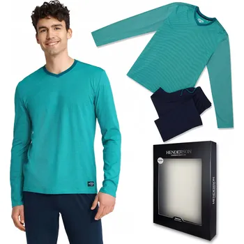 Pánské pyžamo s dlouhým rukávem bavlna HENDERSON - M