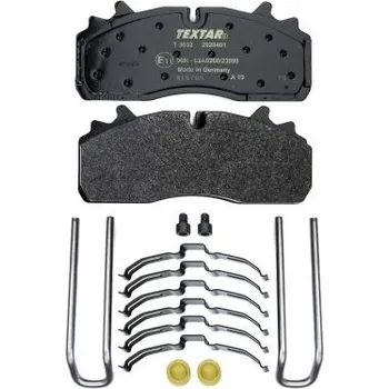 Brzdový systém Sada brzdových destiček, kotoučová brzda JURID 2928409560