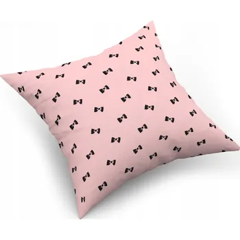 Povlak na dekorativní polštářek Povlak na polštářek "jasiek" 40x40 100% BAVLNA Mašličky Koral