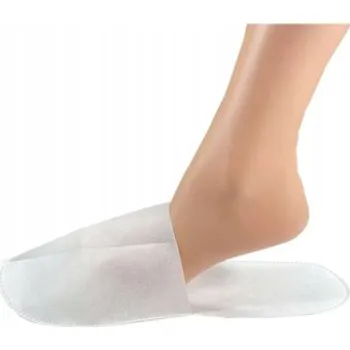 Dámské pantofle Papuče Na Jedno Použití pantofle bílé - 50 párů - QMS LINE LINE