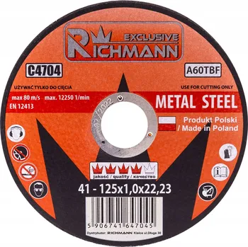 Řezný kotouč Řezací kotouč na kov Richmann 230 x 22,23 mm