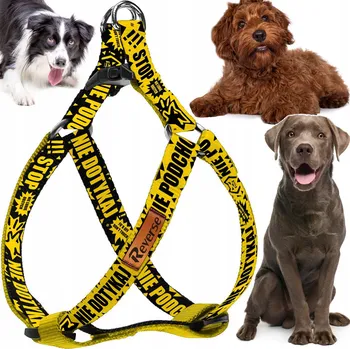 Postroj pro psa POSTROJ PRO PSA STEP-IN NASTAVITELNÝ SILNÝ POHODLNÝ NETLAČÍCÍ VEL. M