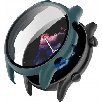 Pouzdro na mobilní telefon 2v1 POUZDRO + TVRZENÉ SKLO POUZDRO OBAL PRO AMAZFIT GTR 3 / GTR 3 PRO