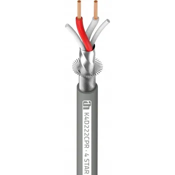 Audio kabel Adam Hall K4D222 CPR 4 STAR DMX 222 DMX kabel, AES/EBU 0,22 mm2 AWG24 CPR