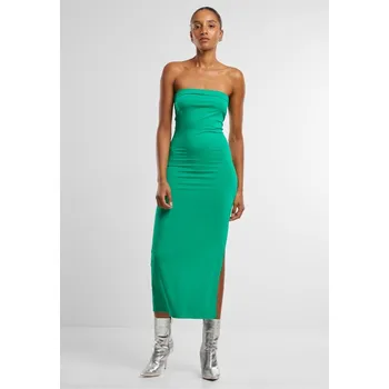 Dámské šaty Ladies Bandeau Midi Dress - froggreen XXL