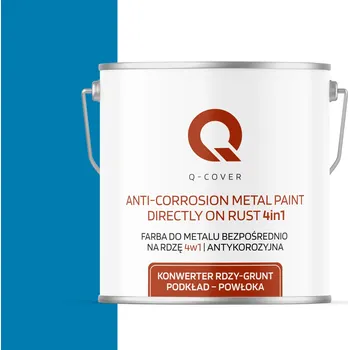 barva na kov BARVA NA KOV PROTI RZI HLINÍK OCEL POZINK 4v1 MODRÁ RAL 5015 MATNÁ 5L