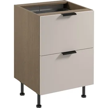 Kuchyňská linka Nábytek PEGAS s.r.o. Dolní skřínka SORENTO D60S2+1 - Baltic Storm/Béžová