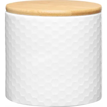 Dóza na potraviny ORGANIZÉR, NÁDOBY NA KOŘENÍ DO KUCHYNĚ, BAMBUSOVÉ NÁDOBY NA POTRAVINY - MALÝ