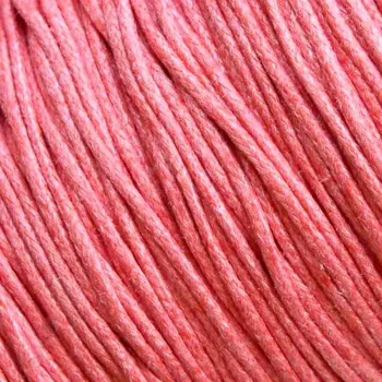 Bavlněná šňůrka 1 mm lososová - 5 m