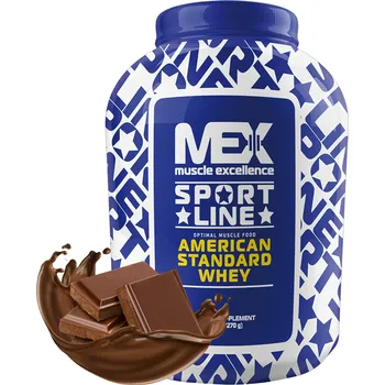 Protein Koncentrát Syrovátkový protein MEX American Standard 2270g čokoláda
