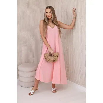 Dámské šaty Kesi Dámské šaty mušelín 7088534-7 růžová (univerzální )