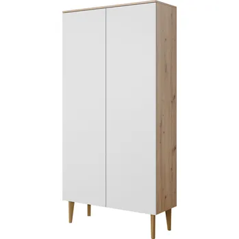 Šatní skříň Otevřená Skříň BERGEN, skandinávský dub