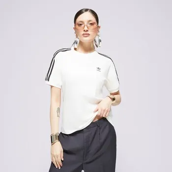 Dámské tričko Adidas Originals Dámské Tričko 3 Stripe, bílá / černá, 40
