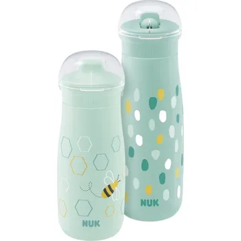NUK Mini-Me Set NUK Mini-Me Sip dětská láhev 300 ml + NUK Mini-Me Flip dětská láhev 450 ml