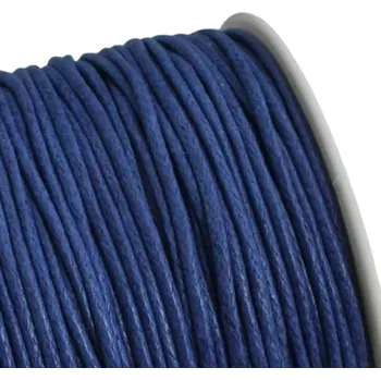 Bavlněná šňůrka 1,5mm modrá - 1 m