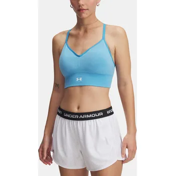 Podprsenka Dámská podprsenka Under Armour Vanish Seamless Washe 1388111-452 Modrá XL
