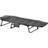 Zahradní lehátko Nils Camp NC2720 skládací cestovní postel šedá