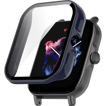 Pouzdro na mobilní telefon 2v1 POUZDRO + TVRZENÉ SKLO Kryt pro Amazfit GTS 3 Obal