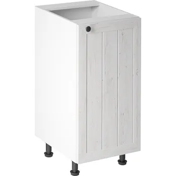 Kuchyňská skříňka Nábytek PEGAS s.r.o. Kuchyňská dolní skřínka - PROWANSJA D40 - Pravá, Bílá/Borovice Andersen