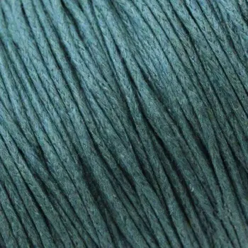 Bavlněná šňůrka 1 mm šedozelená - 5 m