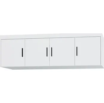 Šatní skříň Nástavec na skříň Elena 4D bílá, 176 x 55 x 53 cm