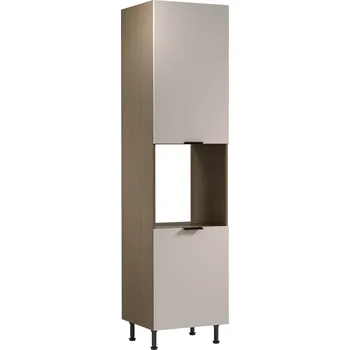 Kuchyňská linka Nábytek PEGAS s.r.o. Vysoká skříň na vestavnou troubu SORENTO D60PWN (L/P) - Baltic Storm/Béžová