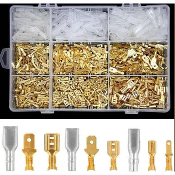 Elektrický konektor Sada konektorů faston 900 ks