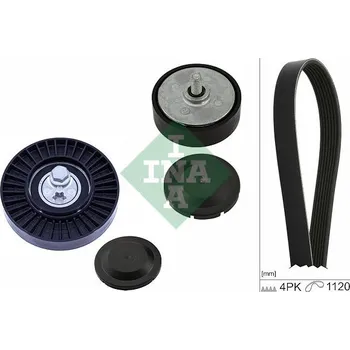 Sada žebrovaných klínových řemenů INA 529 0570 10