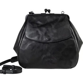 Kabelka aunts & uncles Kožená kabelka přes rameno Mrs. Cake Pop 40268-0 černá