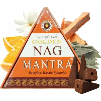 Čajovna Vonné tyčinky Backflow Jumbo Golden Nag - Mantra