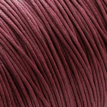 Bavlněná šňůrka 1 mm rudá - 5 m