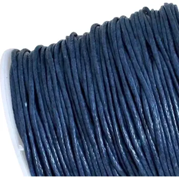 Bavlněná šňůrka 0,8 mm TM modrá - 5 m