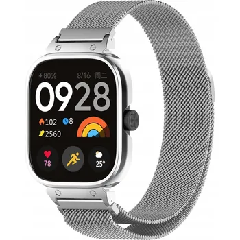 Pouzdro na mobilní telefon Pouzdro s páskem Bizon pro Redmi Watch 4, odolné pouzdro, elegantní řemínek