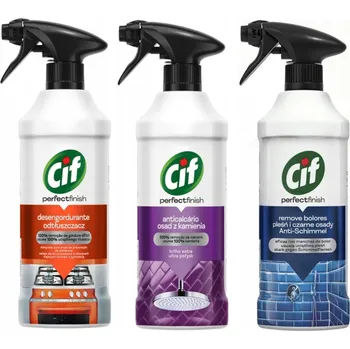 Univerzální čisticí prostředek CIF Sada čisticích prostředků Perfect Mix Spray 3x435ml