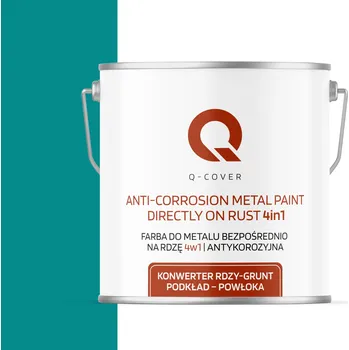 barva na kov BARVA NA KOV PROTI RZI OCEL POZINK 4v1 MODRO TYRKÝZOVÁ RAL 5018 MATNÁ 5L