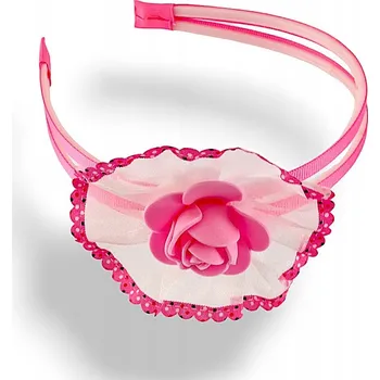 Čelenka Květinová Čelenka do vlasů Růžová Květina