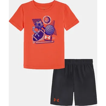 Chlapecký set Under Armour UA MULTI SPORT SS SHORT UASII1SE-616 Červená 6-7YR