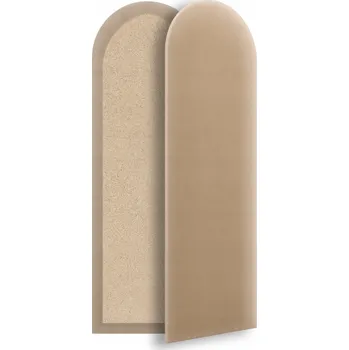Obraz Čalouněný Panel na Zeď PLOT WELUR MAGIC VELVET Béžový 20x100
