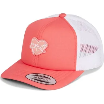 Kšiltovka Dívčí kšiltovka O'Neill FLOOD TRUCKER OS Lososová, Bílá