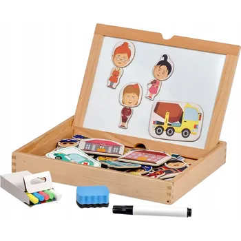 ostatní stavebnice Magnetická skládačka pro děti - Ideální Dárek pro 3leté děti