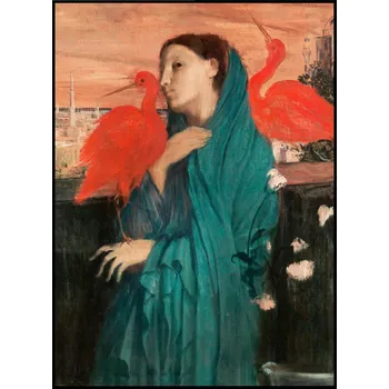 Obraz Plakát Edgar Degas Žena s Ibise bez rámu 42 x 59,4 cm