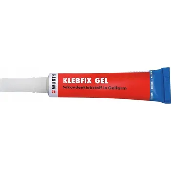 Průmyslové lepidlo SUPER RYCHLÉ GELOVÉ LEPIDLO KLEBFIX GEL 20G WURTH