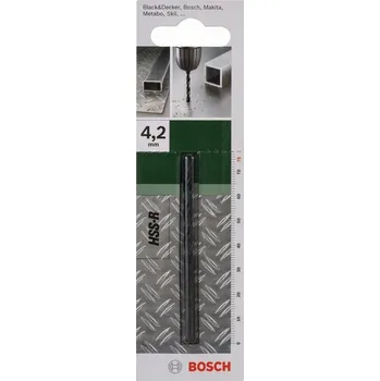 Vrták BOSCH Vrták do kovu 4,2 mm HSS-R, DIN 338