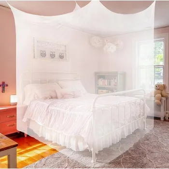 Nebesa nad postýlku OBROVSKÁ MOSKYTIÉRA BALDACHIM NAD POSTEL OCHRANA PŘED KOMÁRY