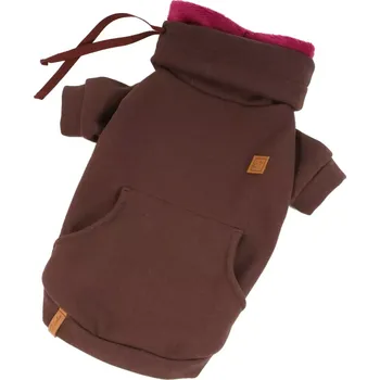 Obleček pro psa I love pets Mikina Arthur buldoček - hnědá XXL