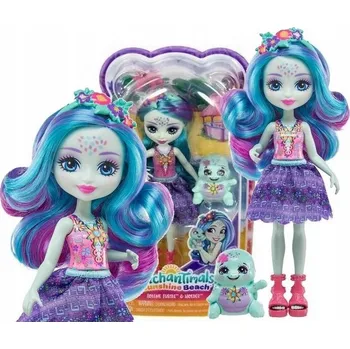 Panenka ENCHANTIMALS PANENKA Tolene Turtle + ZVÍŘÁTKO ŽELVIČKA HOLDER HXB96