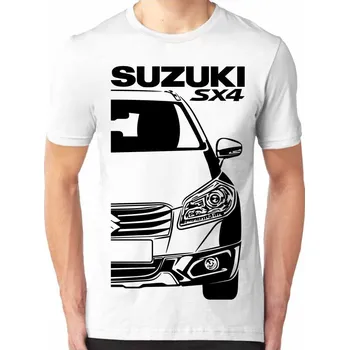Pánské tričko Suzuki SX4 2 Pánsky Tričko Khaki S